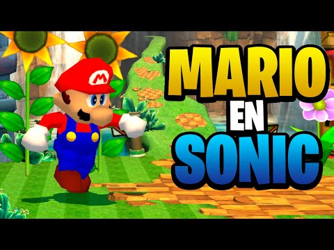 Juego con MARIO en el MUNDO de SONIC 🦔👨‍🔧