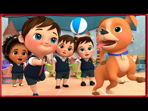 Bingo school dog song , London Bridge is Falling Down ,Happy Birthday Song - Banana Cartoon