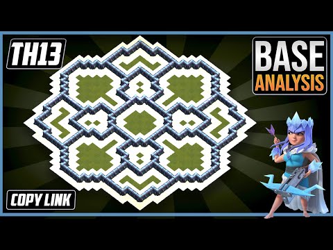 THE NEW BEAST TH13 HYBRID/TROPHY Base 2025 | Town Hall 13 (TH13) Hybrid Base Design – Clash of Clans