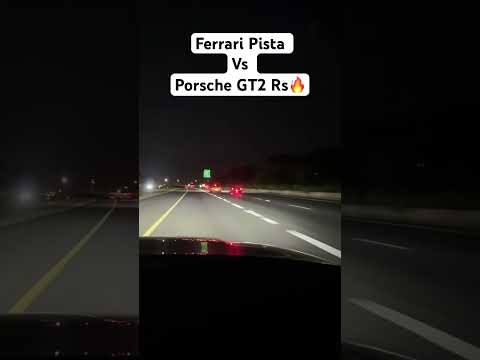 Ferrari Pista Vs GT2 Rs 😮‍💨🔥 insane race