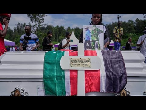 YouTube video thumbnail: Boniface Kariuki, a Kenyan Mask Vendor Shot at Close Range Laid to Rest