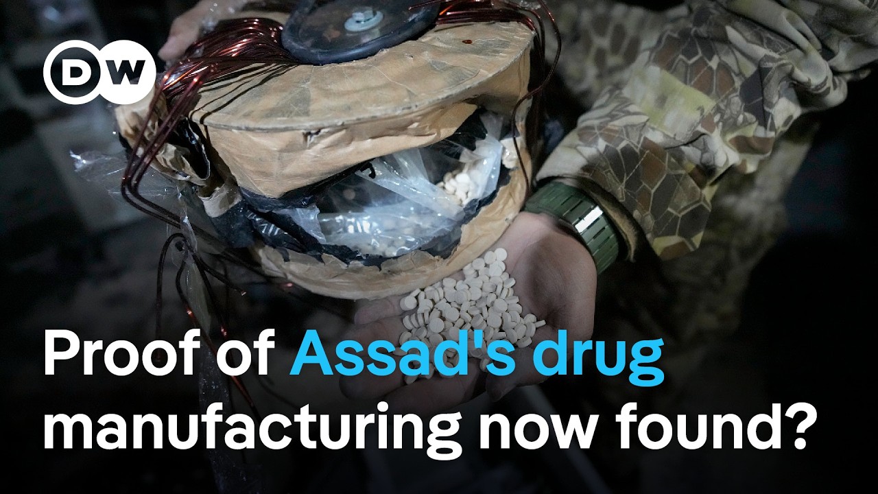 Syrian rebels say they’ve found proof of Assad’s drug manufacturing trade | DW News