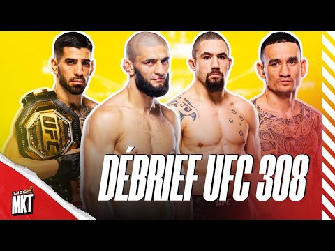 KHAMZAT CHIMAEV DÉTRUIT WHITTAKER, TOPURIA ÉTEINT HOLLOWAY ! DÉBRIEF UFC 308