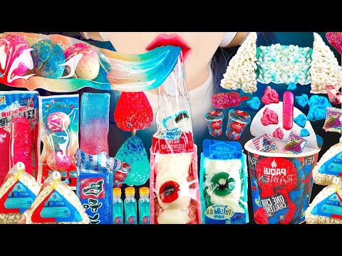 ASMR EDIBLE wrapping paper dessert MUKBANG zero waste convenience store food EATING SOUNDS 咀嚼音