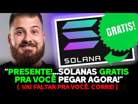 SOLANA TOTALMENTE GRATIS! RESGATE AGORA!🚨