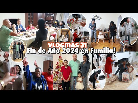 VLOGMAS 31🎅 CELEBRANDO FIN DE AÑO EN RUSIA 2024🥳 ABRIENDO REGALOS🎁 CENA EN FAMILIA🥂 | 31 Dic 2024