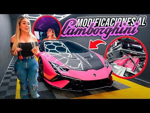 PINTE EL MOTOR DE MI LAMBORGHINI Y LE PUSE CIELO DE ESTRELLAS 🤩….|KarlaGroo