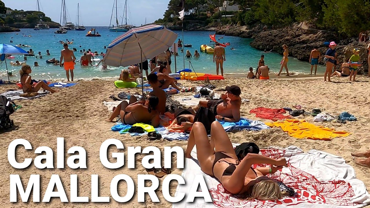 🇪🇦Cala GRAN🏖 MALLORCA | Spain 2023 july 🌍 4K Beach walk