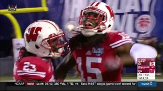 (HD) Robert Wheelwright - circus catch 2015 - Holiday Bowl - Wisconsin vs USC