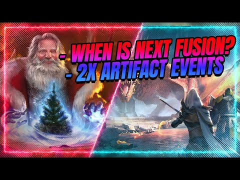 When is holiday Fusion? THREE Artifact Events! | RAID Shadow Legends