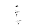 Simplifying Square Roots and Factors