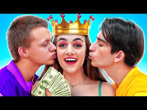 Pobre Crash vs Crush Rico | PRIMER BESO Y SITUACIONES IMPRESIONANTES EN LAS RELACIONES