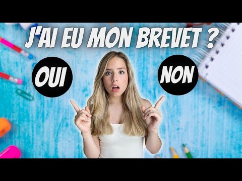 Vous pensez que j'ai eu mon BREVET ?  Réaction aux résultats du BREVET !!!