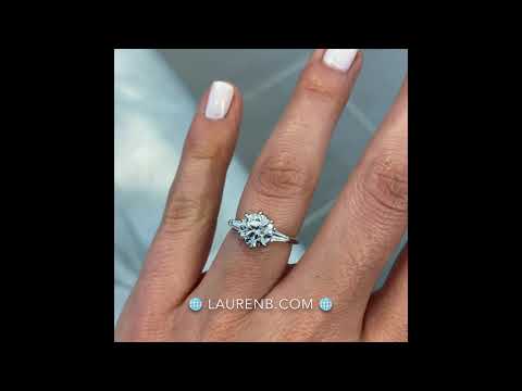 1.64 ct Round Diamond Three-Stone Ring