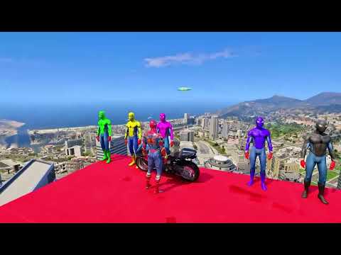 GTA 5 SPIDERMAN VS HULK VS MINIONS VS SPIDERMAN COMPILATION #gta5 #spiderman #gtaragdoll