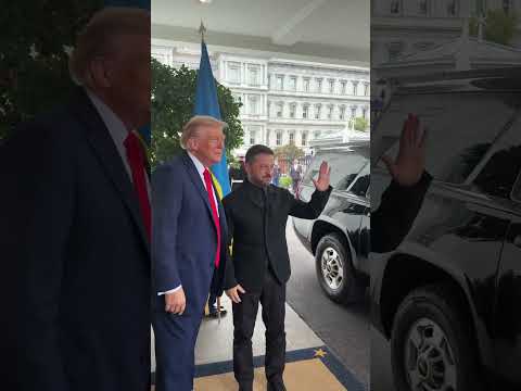 U.S. President Trump welcomes President Zelenskyy to the White House