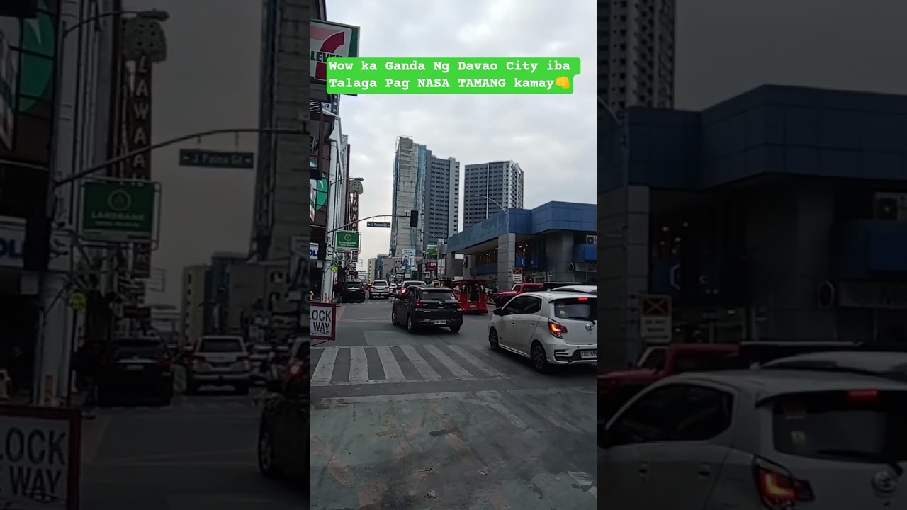 WOW ANG GANDA TALAGA NG DAVAO CITY IBA TALAGA PAG DUTERTE MAAYOS #duterte