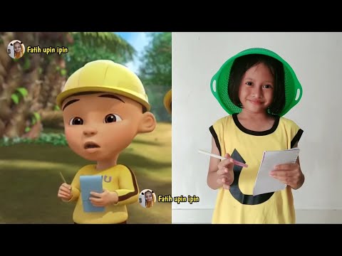 Upin ipin dkk di kebun sawit tok dalang