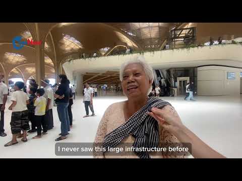 YouTube video thumbnail: Cambodians Excited to Witness Launch of Techo International Airport
