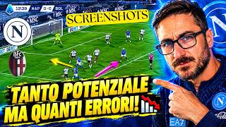 NAPOLI-BOLOGNA 1-0: I "QUASI HIGHLIGHTS" 🎥 | Analisi Tattica: Tanto Potenziale ma...(SCREENSHOTS)