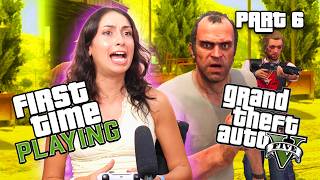 TREVOR is RANA! GTA V blind lets play with the Normies Girls! Part 6