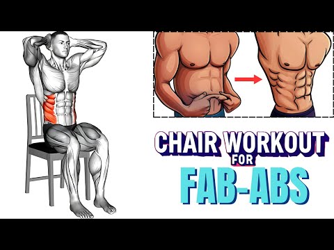 5-Minute Chair Workout for Abs – Killer ab at Home