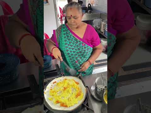 Old age aunty selling helicopter masala dosa #shorts