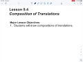 Transformations in Geometry