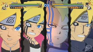 All Boruto Transformations & Ultimate Jutsus (4K 60fps) - Naruto Storm Connections