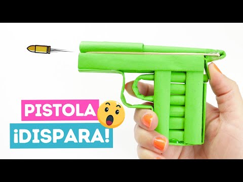 🔫 Pistola de papel que dispara de verdad fácil de hacer