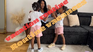 Une journée de vacances avec les enfants 