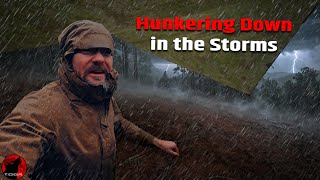 Intense Storms Attack - Heavy Rain Storm Camping Adventure