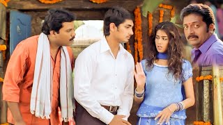 Siddarth, Prakash Raj & Genlia Telugu Blockbuster Family Telugu Movie Scene | Movie Temple
