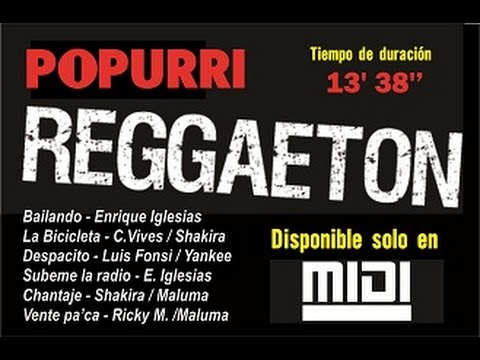 Popurri de Reggaeton en MIDI