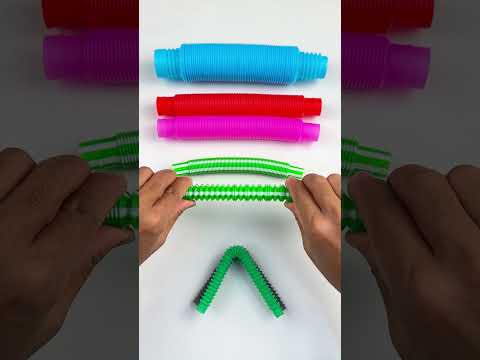 COOL! POP-TUBE asmr #diy #toys #satisfyingvideos #relaxing #poptubesounds #oddasmr #creative