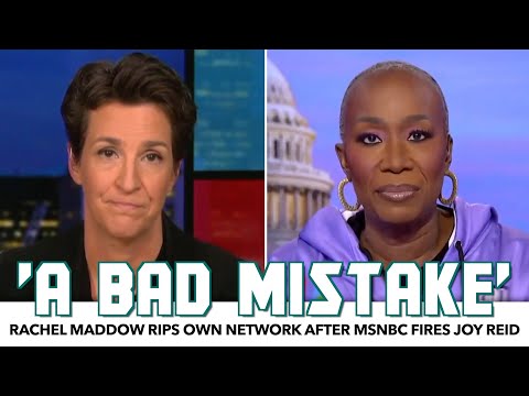 Rachel Maddow Rips Own Network After MSNBC Fires Joy Reid