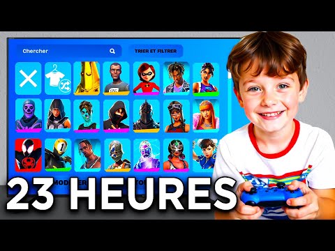 J’ai Amélioré Le Compte Fortnite De Mon Petit Frère Pendant 24 Heures !
