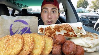 Ultimate Post-Workout Taco Bell breakfast Mukbang