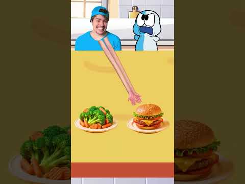 Pimgo pegou o lanche primeiro!