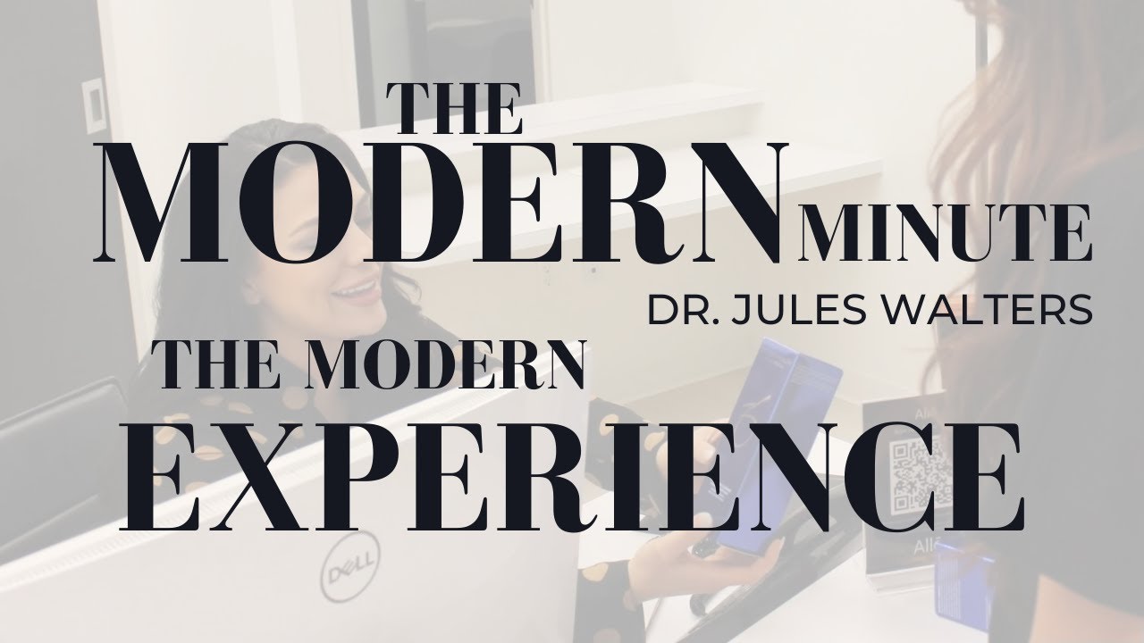 Dr. Jules Walters discussing modern experiences.