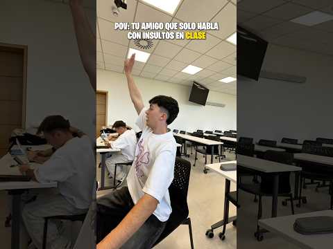 POV: tu amigo que solo habla en clase #humor #pov