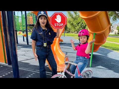 Safety Tips for Kids NO BIKE At The Playground  #play