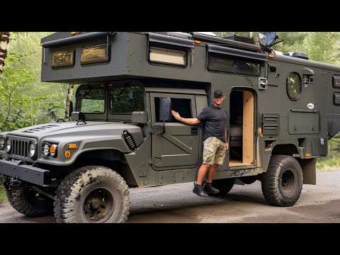 Man Spends 1000 Hours Turning Military Truck Into Amazing CAMPER by @roamingventures