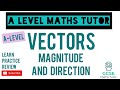 Vector Magnitude and Direction Concepts