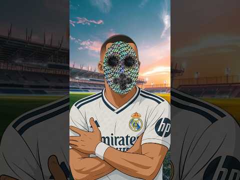 ASMR TOON ART MBAPPE Face care #asmrsounds #football #soccer #messi #asmrvideo #mbappe #shorts