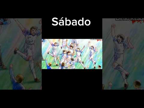 Los días de la semana según capitán tsubasa. #edit #capitantsubasa