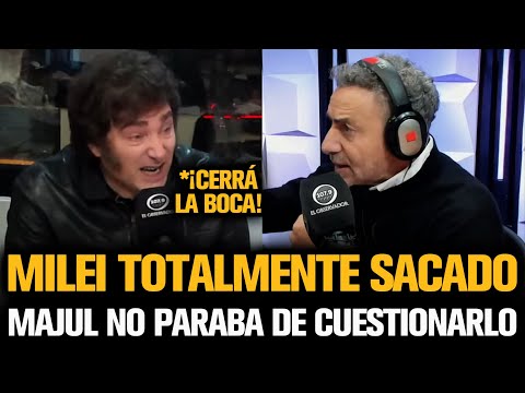 MILEI TOTALMENTE SACADO CON MAJUL QUE NO PARABA DE CUESTIONARLO