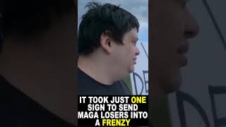 Trump Supporters LOSE THEIR MINDS Over a Sign