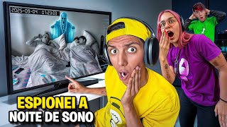 ESPIONEI A NOITE DE SONO DA KATLEN E DO VOID *Coisas estranhas aconteceram