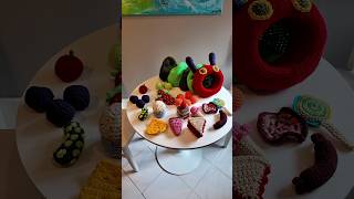 very hungry caterpillar crochet 🐛🍓🧁